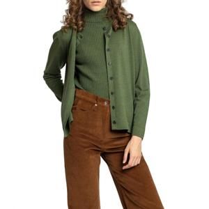 NEW IVKO solid cardigan in green